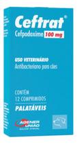 Ceftrat 100mg para Cães 12 comprimidos