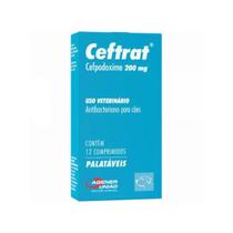 Ceftrat 200 Mg Cães 12 Comprimidos - Agener União