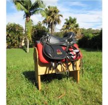 Cela Australiana Arco Preta Soft Luxo Completa Arreada Top 16 Pol Top De Linha + Itens