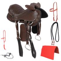 Cela Completa Australiana De Cabeça Armação de Madeira