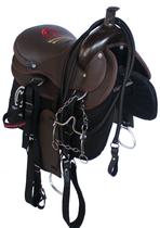 Cela Marrom Americana Completa Para Cavalgadas + Manta e Acessorios