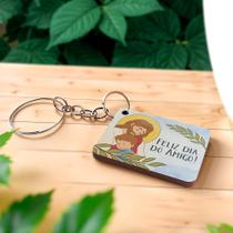 Celebração em Massa: Kit 100 Chaveiros MDF Dia do Amigo com Mensagens e Desenhos Celebração em Massa: Kit 100 Chaveiros MDF Dia do Amigo com Mensagens e Desenhos