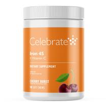 Celebrate Iron 45 mg Vitamina C 60 mg Gomas Macias para Bariátricos Celebrate Iron 45 mg Vitamina C 60 mg Gomas Macias para Bariátricos