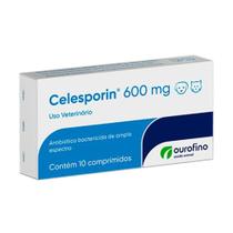 Celesporin Cefalexina Ourofino 10 Comprimidos 600mg