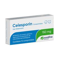 Celesporin Cefalexina Ourofino 12 Comprimidos 150mg