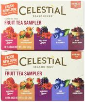 Celestial Seasonings Chá de Frutas Sortido em Sachês, 18 un, 2 pacotes