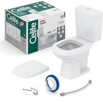 Celite Kit Vaso Sanitário com Caixa Acoplada Smart Clean Celite Kit Vaso Sanitário com Caixa Acoplada Smart Clean