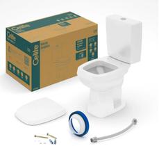 Celite Vaso City Plus C/cx Acoplada Br Vaso+caixa Kit Comp.