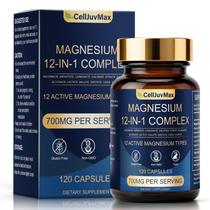 CellJuvMax Complexo de Magnésio 12 em 1 700 mg 120 cápsulas CellJuvMax Complexo de Magnésio 12 em 1 700 mg 120 cápsulas