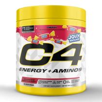 Cellucor C4 Energy+ Aminos em pó 5g BCAAs 100mg de cafeína Cellucor C4 Energy+ Aminos em pó 5g BCAAs 100mg de cafeína