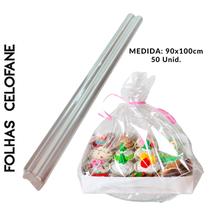 Celofane Embrulho de cestas, 50 fls, presentes, brindes, 90X100cm Celofane Embrulho de cestas, 50 fls, presentes, brindes, 90X100cm