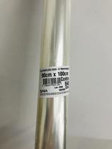 Celofane folha transparente Gala 90x100cm rolo com 50 folhas