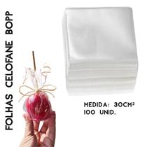 Celofane para doces 100 folhas 30X30cm, doces, bolos, decoração, embrulhos de festa Celofane para doces 100 folhas 30X30cm, doces, bolos, decoração, embrulhos de festa