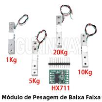 Célula De Carga HX711 Com Módulo AD Para Balança Eletrônica, Sensor De Pressão Em Liga De Alumínio,