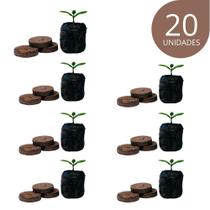 Célula De Germinação E Clonagem Jiffy 2,5 x 3,5cm 20UN Célula De Germinação E Clonagem Jiffy 2,5 x 3,5cm 20UN