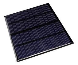 Célula Placa Solar Painel 12v 1,5w Energia Fotovoltaica
