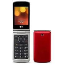 Celular 360 Flip Tela 3.0 Câmera 1.3MP Dual Sim Rádio FM Vermelho top