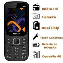 Celular 4G Para Idoso Fácil De Usar Teclas Grandes - Positivo