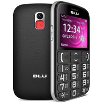 Celular Blu Joy J012 Preto e Vermelho com Teclas Grandes e Botão SOS