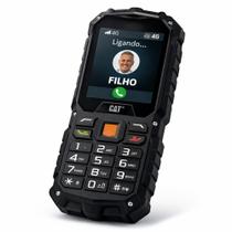 Celular CAT B30 Robusto Resistente IP67 Quedas Água Dual SIM Bateria Longa Fácil de Usar