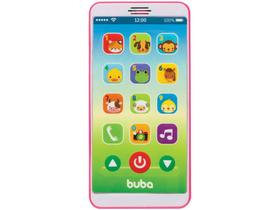 Celular de Brinquedo Baby Phone Rosa Musical - Buba