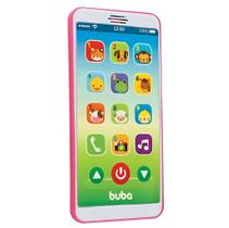 Celular de Brinquedo Educativo Baby Phone Rosa 6842 - Buba