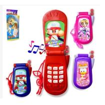 Celular De Brinquedo Musical C/ Luz Botões Telefone Infantil