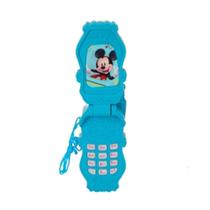 Celular De Brinquedo Smartphone Flip Mickey Cinza Luz E Som Celular De Brinquedo Smartphone Flip Mickey Cinza Luz E Som
