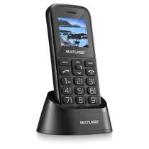 Celular do idoso Vita com Base carregadora Teclas falantes e Botão SOS P9121 - Multilaser