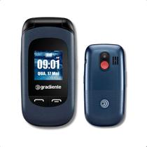 Celular Flip Neo GFP105 Telefone Para Idoso Dual Sim Simples Antigo Letras Teclas Grandes Números Pratico Radio FM Lenoxx