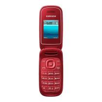 Celular Flip Samsung GT1272 2G Flip Dual Sim Câmera Fm Idoso 2G Cor Vermelho top - Samsumg Original