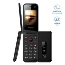 Celular Flip Vita 4G Dual Chip MP3, Radio FM, Lanterna