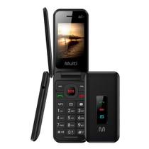Celular Flip Vita 4G P9227, Preto , MULTILASER MULTILASER