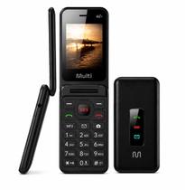 Celular Flip Vita 4G P9227, Preto , Multlaser Celular Flip Vita 4G P9227, Preto , Multlaser