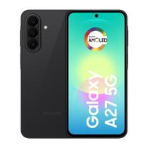 Celular Galaxy A27 5G 256GB, câmera tripla de 50MP, processador Snapdragon 6 Gen 3, feito para durar