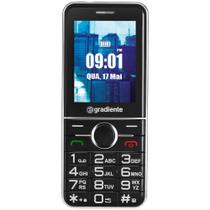 Celular Gradiente Vibe GFP205 Dual Chip Rádio FM e MP3 Preto - Lenoxx sound