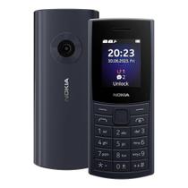 Celular idoso Nokia 110 4G Dual Chip homologado Anatel Bateria de longa duração Azul Celular idoso Nokia 110 4G Dual Chip homologado Anatel Bateria de longa duração Azul