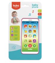 Celular Infantil Baby Phone Rosa 6842 - Buba