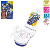 Celular Infantil com LUZ e SOM Mega Robots Celular Infantil com LUZ e SOM Mega Robots