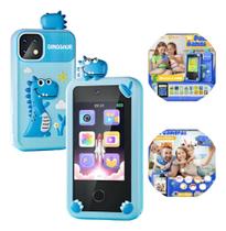 Celular Infantil Educativo com Tela Touch, Câmera, Jogos, Música e Vídeos