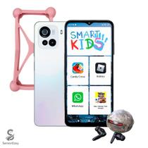 Celular Infantil Feminino 128GB SmartKids Android Educativo Com Controle Parental Tela 6.5 Bateria 5000mAh Celular Infantil Feminino 128GB SmartKids Android Educativo Com Controle Parental Tela 6.5 Bateria 5000mAh