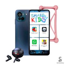 Celular Infantil Feminino 128GB SmartKids Android Educativo Com Controle Parental Tela 6.5 Bateria 5000mAh Celular Infantil Feminino 128GB SmartKids Android Educativo Com Controle Parental Tela 6.5 Bateria 5000mAh