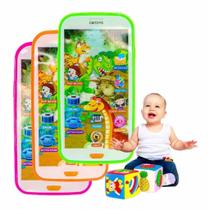 Celular Infantil Interativo Touch Com Luz e Som Brinquedo - Art Brink