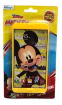 Celular Infantil Mickey Amarelo Com Som Disney - Etitoys