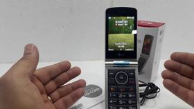 Celular LG Excelente para Idosos Dual Sim Flip Tela 3.0 Câmera Rádio Fm