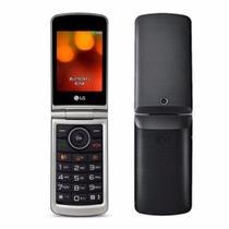 Celular LG G360 Flip Dual Sim MP3/MP4 Tela 3" Preto - Mm Celulares