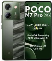 Celular M7 Pro 5G Global 256GB 8GB RAM Dual SIM Tela 6.67 Verde