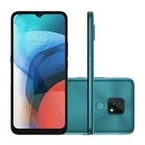 Celular Motorola Moto E7 32GB 3GB RAM Aquamarine Tela 6.5 Câmera 48MP Bateria 4000mAh Dual SIM 4G XT20951