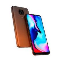 Celular Motorola Moto E7 Plus 64GB 4GB RAM Bronze Tela 6.5 Câmera 48MP Bateria 5000mAh Dual SIM 4G