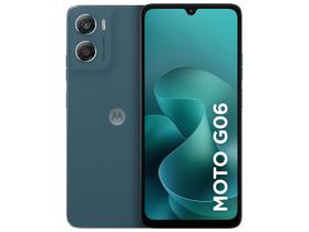 Celular Motorola Moto G06 128GB - PB9U0000BR Azul Quadriband